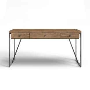 Leandra solid 2024 wood desk